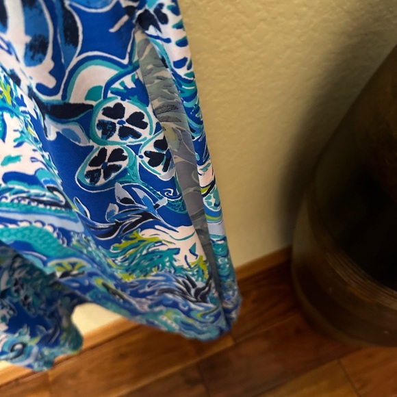 Lilly Pulitzer Anissa long sleeve maxi dress. Blue Grotto Sirens and  Spirits. L